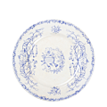 Vintage blue green big plate Ø 22-25 cm
