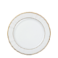 Vintage white and gold small plate Ø 18-20 cm