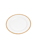 Vintage white and gold small plate Ø 18-20 cm