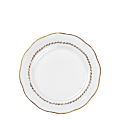 Vintage white and gold small plate Ø 18-20 cm