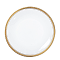 Vintage white and gold big plate Ø 23-25 cm