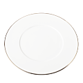 Plane Presentation Plate with Gold Thread Ø 29 cm