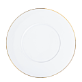 Plane Presentation Plate with Gold Thread Ø 29 cm