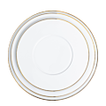 Plane Presentation Plate with Gold Thread Ø 29 cm
