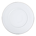Plane Presentation Plate with Silver Thread Ø 29 cm