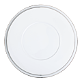 Plane Presentation Plate with Silver Thread Ø 29 cm