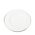 Plane Dinner Plate with Silver Thread Ø 27 cm