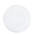 Plane Dinner Plate with Silver Thread Ø 27 cm