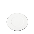 Plane Lunch Plate with Silver Thread Ø 23 cm