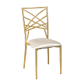 Beverly chair with cream seat pad