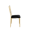 Beverly chair with black seat pad