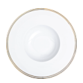 Plane Dessert Plate with Gold Thread  Ø 27 cm Container Ø 15 cm