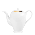 Coffee Pot White with Gold Thread 140 cl