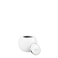 Sugar Bowl White with Silver Thread 25 cl