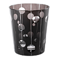 Black Mélodie glass tumbler Ø 8 cm H 9 cm 24 cl
