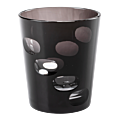 Black Mélodie glass tumbler Ø 8 cm H 9 cm 24 cl