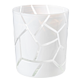 White Mélodie glass tumbler Ø 8 cm H 9 cm 24 cl