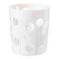 White Mélodie glass tumbler Ø 8 cm H 9 cm 24 cl