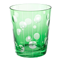 Green Mélodie glass tumbler Ø 8 cm H 9 cm 24 cl