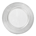 Diamant glass charger plate Ø 32 cm
