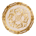 Venezia charger plate white and gold Ø 32,5 cm