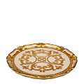 Venezia charger plate white and gold Ø 32,5 cm