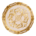 Venezia charger plate white and gold Ø 32,5 cm