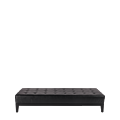 Button Ottoman in Black L 79
