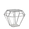 Diamond Occasional Table in Silver 