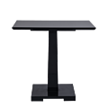 Square Bistro Café Table in Black