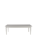 Sandstone Willow Dining Table in White Lacquered