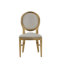 Chandelle Chair in Gold with Anastasia Collection Gold Seat Pad
