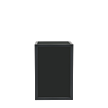 Unico Square Bar Unit with Black Frame and Black Panels