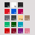 Unico Square Bar - Stainless Steel Frame - Coloured Panels