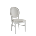 Chandelle Chair in White with Bespoke