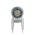 Chandelle Chair in White with Bespoke