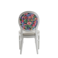 Chandelle Chair in White with Bespoke
