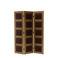 CKC Screen in Gold with Claret Wine Panels
