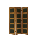 CKC Screen in Gold with Hunter Green panels