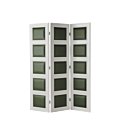 CKC Screen in White with Hunter Green Panels