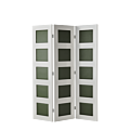 CKC Screen in White with Hunter Green Panels