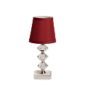Retro Crystal Lamp Shade in Burgundy