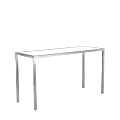Unico Rectangular Poseur - Stainless Steel Frame - Coloured Top