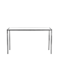 Unico Rectangular Poseur - Stainless Steel Frame - Coloured Top