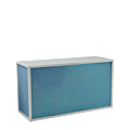Unico Bar with White Frame and Baby Blue Glitter Panels