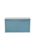Unico Bar with White Frame and Baby Blue Glitter Panels