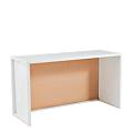 Unico Bar with White Frame and Purple Upholstered Front