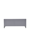 Sardinia Straight Smooth Back Sofa in Grey