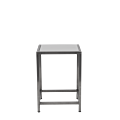 Unico Square Occasional Table- SS Frame - Coloured Top