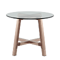 Washington Coffee Table with Crystal Glass Top